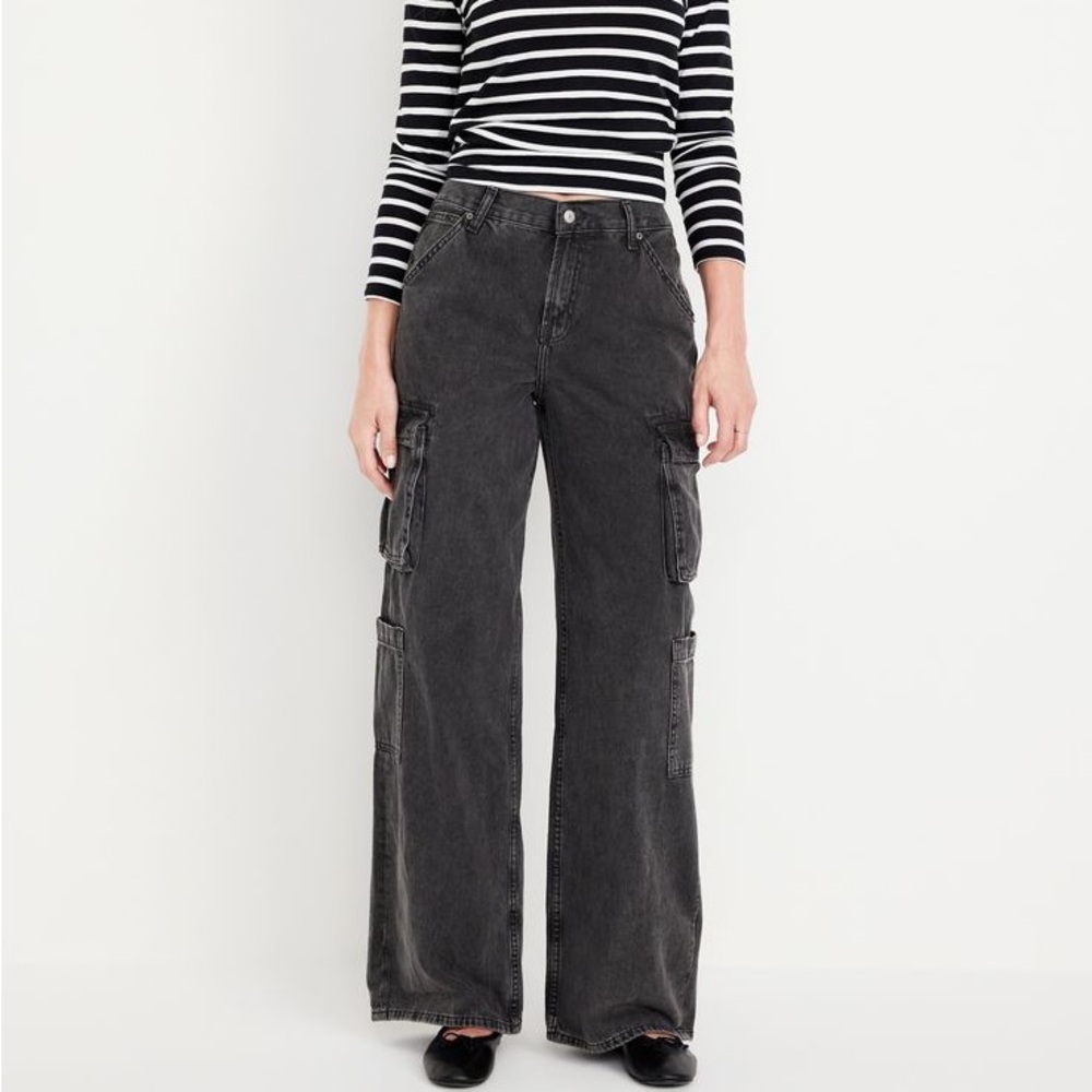 Old Navy Black Boyfriend Jeans
